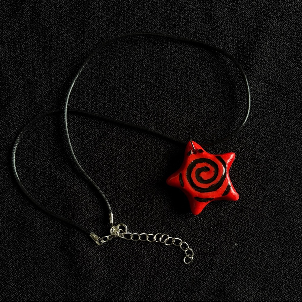 Whimsical Star Swirl Pendant Necklace